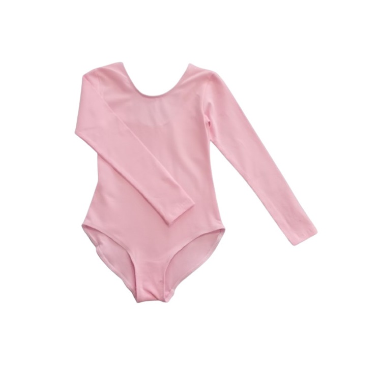 Body z długim rękawem RÓŻOWE rozmiary 158,164,170 PRODUKT POLSKI - PRODUCENT - obrazek 2