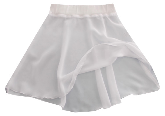 SZYFONOWA SPÓDNICZKA BIAŁA rozmiary 158,164,170 PRODUKT POLSKI - PRODUCENT - obrazek 2