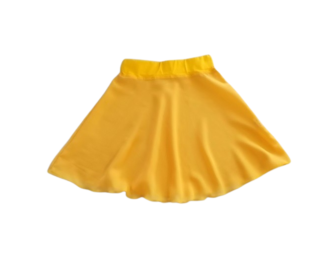SZYFONOWA SPÓDNICZKA ŻÓŁTY rozmiary 104 do 140 PRODUKT POLSKI - PRODUCENT