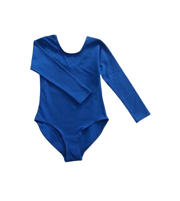 Body z długim rękawem CHABROWY rozmiary 98 do 152 PRODUKT POLSKI - PRODUCENT - obrazek 2